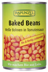 RAPUNZEL Fasole alba bio in sos de rosii la conserva, 400 g
