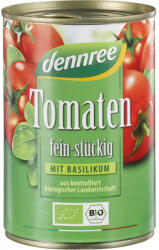dennree Rosii bucati in sos de rosii cu busuioc, 400 g