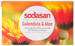 sodasan Sapun bio cu calendula si aloe, 100 g