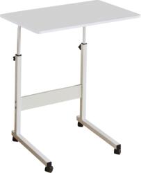 Mobikon Birou inaltime reglabila cu roti alb Justus 60x40x64-86 cm (0000396578)