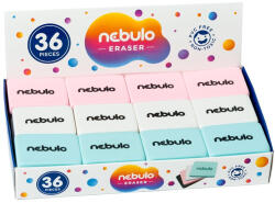 Nebulo Radír, logózott radír 3 színben, Nebulo (R-L-4C) - iroszer24