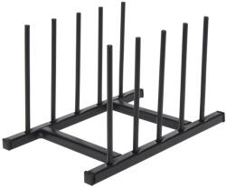 Excellent Houseware Suport pentru farfurii si capace Excellent Houseware, metal, 20x12.5x12 cm, negru (KO-HZ1962260)