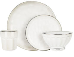 Excellent Houseware Set vesela Excellent Houseware, ceramica, 16 piese, alb (KO-Q97001390) Serviciu de masa