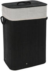 Koopman International Cos rufe Koopman, bambus, 40x30x60 cm, negru (KO-HX9100510)
