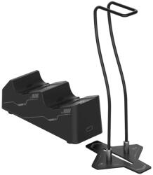 Turtle Beach Fuel Dual Controller Charging Station & Headset Stand for Xbox, Black (TBS-0030-05)
