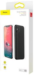 Baseus SGAPIPH65-TZ02 Hátlap, Üveg - Apple iPhone 11 Pro Max, 3D, Átlátszó