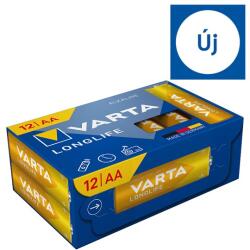 VARTA Longlife AA LR6 1, 5 V nagy teljesítményű alkáli elem 12 db