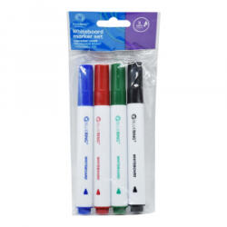 BLUERING Táblamarker készlet, kerek , 4 klf. szín (JJ411317WM4) (JJ411317WM4)