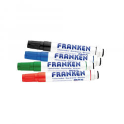 Franken Táblamarker készlet, 1-3mm, kerek, antibakteriális mágneses, , 4 klf. szín (Z1703) (Z1703) - aqua