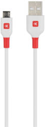 SKROSS USB kábel, töltő, szinkron (microUSB) 1, 2m (95881-MICROCABLE-120CM)