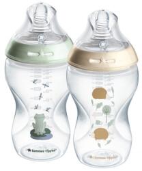 Tommee Tippee Natural start cumisüveg 340ml 3hó 2db béka-sün 42263006