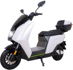 SRT Elektromos robogó SRT 5 Pro 10", LED világítás, 100 km hatótáv, 72 km/h, kulcsos kormányzár fehér