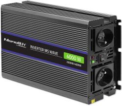 Qoltec Monolith 51928 Autós inverter (12V / 2000W) (51928) (51928)