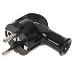  Stecher Schuko Negru, URZ3007 (URZ3007)