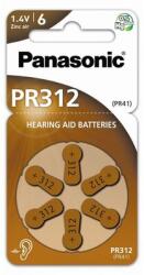 Panasonic PR-312(41)/6LB PR312 cink-levegő hallókészülék elem 6 db/csomag (PR312-6LB) (PR312-6LB)