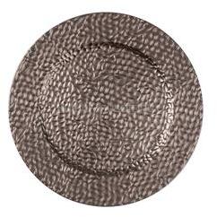  IRIS műanyag tálca, bőr hatású, arany 33 cm (QX_IMPEX_KFT_676554) (QX_IMPEX_KFT_676554)