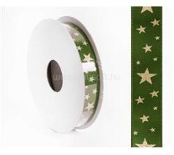 IRIS szalag textil csillagos zöld 15mm/10méter (QX_IMPEX_KFT_447151) (QX_IMPEX_KFT_447151)
