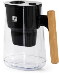 G21 vízszűrő kancsó, 2.5 liter, G21 és Brita szűrőkkel kompatibilis, fekete (FK-G21-C)