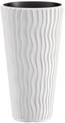 Prosperplast SANDY SLIM virágcserép fehér 34, 9 cm (DPSP350-S449) - avplanet