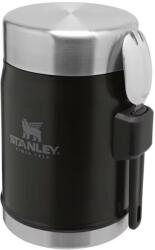 STANLEY 10-09382-005 Uzsonnás termosz evőeszköztartóval 0.4L Fekete (2809382005)