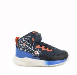 Primigi Primigi, Műbőr sneaker, Fekete, Tengerészkék, 24 EU (6959311-NAVY-BLACK-24)