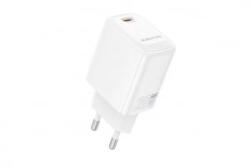 BOROFONE BN26 Fuente hálózati gyorstöltő (Type-C) PD 20W fehér (PM037648) (PM037648)