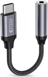 Tech-Protect USB 2.0 Type C Jack Átalakító Fekete-Szürke 10cm FN0571 (FN0571)