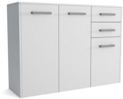 Meblohand Scala 3d2s komód fehér - mindigbutor