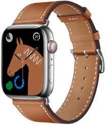 Forcell F-DESIGN FA20 mágneses öko bőr szíj Apple Watch 38/40/41 mm barna