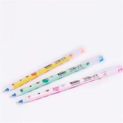 FlexOffice Golyóstoll, 0, 3 mm, kupakos, FLEXOFFICE Rowin, kék (FO063) (FO-063)