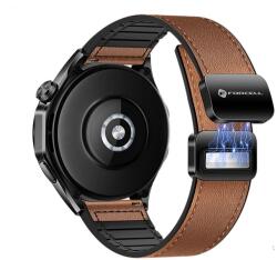 Forcell F-DESIGN FS20 mágneses öko bőrszíj SAMSUNG Watch 22 mm barna