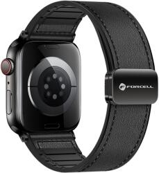 Forcell F-DESIGN FA21 eco leather strap for APPLE Watch 42 / 44 / 45 / 49 mm black