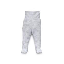 Kenguru Gold Organikus pamut talpas nadrág melange-szürke Állat-mintás 62-es méret / 2134
