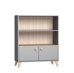 Faktum Colette szürke széles nyitott tároló arctic szürke/sonoma tölgy 1853-3014-4142