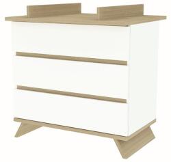 Faktum Sienna white komód pelenkázó toldalékkal