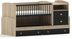 Faktum Colette antracit kombi babaágy antracit szürke/sonoma tölgy 1848-3013-0642