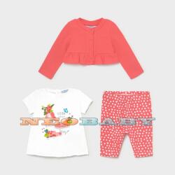 Mayoral Moda 3 részes leggings szett / koralle - 4f - 12 hó 1710 - 42