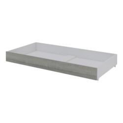 Todi Cube 2 gurulós ágyneműtartó 70x140-es babaágyhoz fehér/hamuszürke tölgy