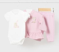 Mayoral Moda 3 részes szabadidőruha szett newborn girl 2b - 2-4 hó 1813-43 babyrosa