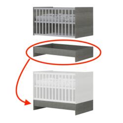 Todi Cube 2 magasító kiságy alá hamuszürke tölgy
