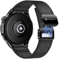 Forcell F-DESIGN FS20 mágneses eco bőr óraszíj SAMSUNG Watch 20 mm fekete