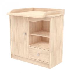 Timba Niki pelenkázó szekrény eltolható feltéttel 90-es borostyán