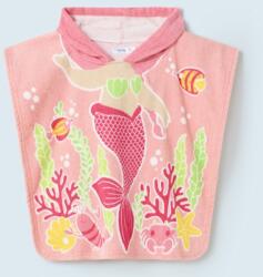 Mayoral Moda Kapucnis fürdőponcsó baby girl 4k - 24 hó 10440-85 flamingo