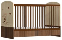 Faktum Makaó átalakítható 140-es babaágy szilva/juhar zsiráf mintával 1839-3018-1511-8700