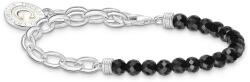 Thomas Sabo Charmista Coin ónix ezüst karkötő