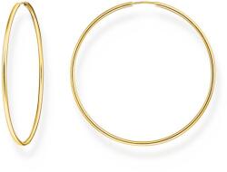 Thomas Sabo 18K arannyal bevont ezüst nagy karika fülbevaló