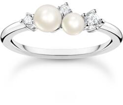 Thomas Sabo Tenyésztett gyöngyök ezüst gyűrű cirkóniával