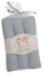 Gamberritos textilpelenka 80x80cm 3db szürke 9679 - neobaby