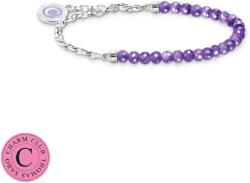 Thomas Sabo Charmista coin ezüst karkötő ametiszttel