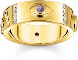 Thomas Sabo Aranyozott ezüst gyűrű kozmikus elemekkel
